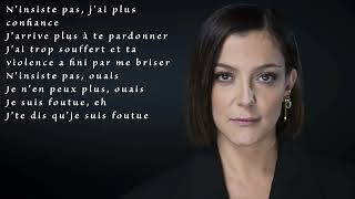 Camille Lellouche  Ninsiste Pas Paroles [upl. by Nerradal]