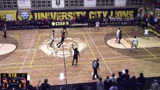 University City High School vs Cardinal Ritter High School Mens Varsity Basketball [upl. by Erastes295]