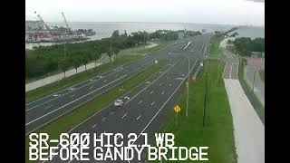 81412 East side of Gandy Bridge  952024 70003 AM EDT Tampa Florida [upl. by Remy]