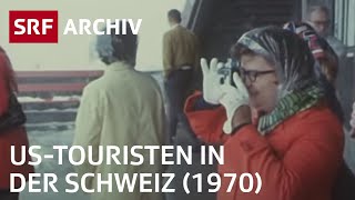 USTouristen in der Schweiz 1970  TourismusGeschichte  SRF Archiv [upl. by Odlanra]