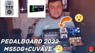 Pedalboard 2022 Reduzido Ms50gcuvave cuvave zoom ms50g pedalboard [upl. by Kiele910]