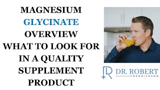 Magnesium Glycinate Overview Benefits uses and best tips for finding a quality product [upl. by Bray]