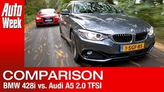 BMW 428i vs Audi A5 20 TFSI English subtitles [upl. by Naol]