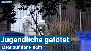 Täter flüchtig 16jährige in Großröhrsdorf getötet [upl. by Yrennalf]