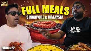 Singapore part 3 Street Food at Lau Pa Sat amp trip to Johor Bahru  Vijay Irudhayaraj  VLOG 22 [upl. by Amluz]