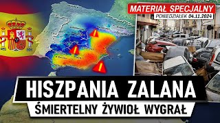 Hiszpania POD WODĄ  Wielka POWÓDŹ NISZCZY kraj [upl. by Natala]