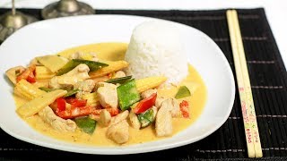 Schnelles THAICURRY mit Hähnchen und Gemüse [upl. by Arnaud]