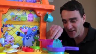 Dora Sizzling Surprises Kitchen Unboxing  Dora The Explorer Toys Review  Konas2002 [upl. by Sumner]