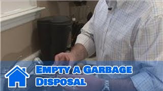 Home Repair amp Maintenance  How to Empty a Garbage Disposal [upl. by Hendrickson]