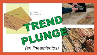 Como medir TREND y PLUNGE en LINEAMIENTOS 🌍🧭 Geologia Estructural [upl. by Evers]