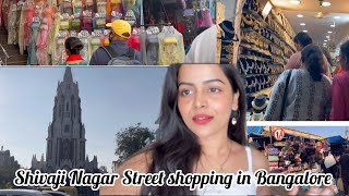 Shivaji Nagar Street Shopping in Bangalore Commercial Street Shopping Street Shopping [upl. by Resarf]