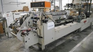 Box Folder Gluer 1984 Jagenberg Diana 901 [upl. by Notnilk]