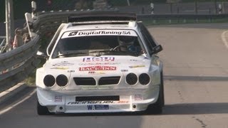 LANCIA DELTA S4 exgroup B at Swiss Hillclimb 2012 Pure Engine Sound No Music [upl. by Walling731]