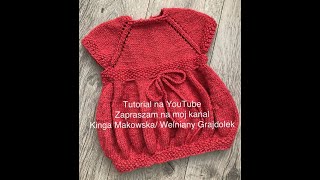 Sukienka na drutach Krok po kroku Jak zrobic sukienke bombke Tutorial [upl. by Foulk]