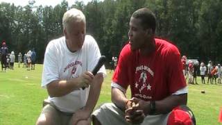 Cameron Newton  Atlanta OD Football Camp [upl. by Cece]