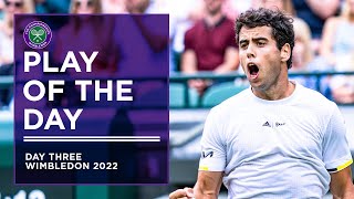 Play of the Day Jaume Munar  Wimbledon 2022 [upl. by Garner]