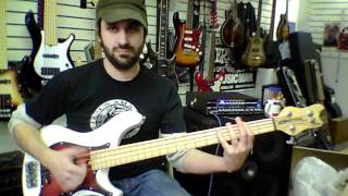 Brubaker Brute JJX4 4 String bass test overview Grandcentral music [upl. by Ck]