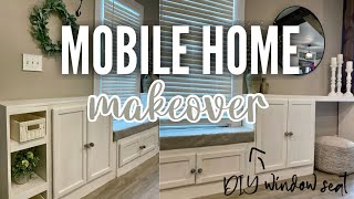 EXTREME MOBILE HOME MAKEOVER  single wide transformation  creative storage  mobile home updates [upl. by Johannes]