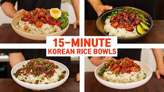 15 Minute Korean Rice Bowls For Your Busy WEEKNIGHT DINNER [upl. by Occir328]