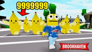 ODA TEAM JAUNE VS 9999999 BANANES MUTANTE 1  Roblox Brookhaven RP [upl. by Cort]