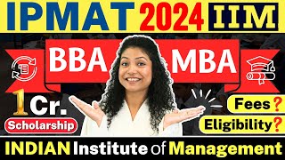 🔥IIMs BBAMBA IPM Application Form Out IPMAT 2024 Registrations  BBA From IIMsbba iim viral [upl. by Shaylah]