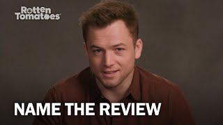 Rocketmans Taron Egerton Plays quotName the Reviewquot  Rotten Tomatoes [upl. by Eidissac]