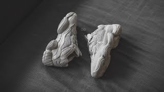 Review amp OnFeet Adidas Yeezy 500 Desert Rat quotBlushquot [upl. by Tollmann]