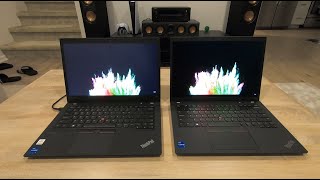 Lenovo Laptop Display Comparison 4K vs 28K OLED [upl. by Ailis814]