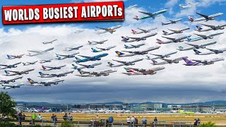 Top 10 Busiest Airports in the World [upl. by Eggleston559]