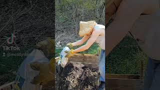 gardenfarmerslife farmer farming gardening nature dirt compost composting forest woodland [upl. by Moht]