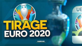 🔴 EURO 2020 TIRAGE  DRAW  ClubHouse [upl. by Rihat]