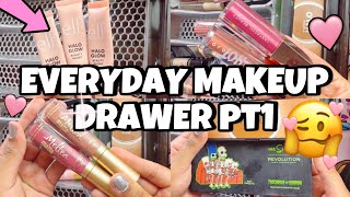 MY EVERYDAY MAKEUP DRAWER SHOP MY STASH PART 1 [upl. by Regazzi]