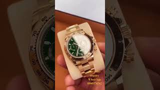 ROLEX DAY DATE 1 GREEN DIAL ROSE GOLD LUXURY WATCH REVIEWS tranding watch youtube fashion [upl. by Rattray]