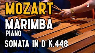 Mozart for Marimba amp piano  Sonata K448 Molto Allegro  Vassilena Serafimova amp Thomas Enhco [upl. by Shenan]