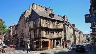 Dinan  old city in Brittany France HD [upl. by Antons]