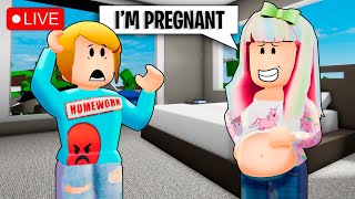 LIVE Brookhaven  Someones PREGNANT [upl. by Aerbma]