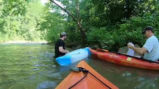 Kayaking on the Little Conemaugh South Fork PA to Mineral Point 4th of July 2018 FULL [upl. by Tigram]