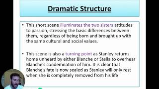 A Streetcar Named Desire  Scene 4 analysis [upl. by Kelda]