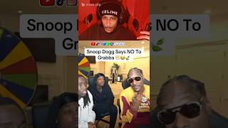 Snoop Dogg Says NO To Grabba 😶‍🌫️😂🍃 [upl. by Maiah136]