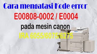 Cara mengatasi kode error E808002 IRA 605560756275 [upl. by Gausman]