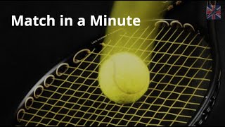 Australian Open 2022 Day 9  Match in a Minute [upl. by Adrell]