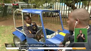 National Science Week  High School learner creates waterpowered car [upl. by Giselle]