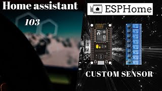 Home assistant 103 ESPhome custom Relays and Temperature [upl. by Aneelad860]