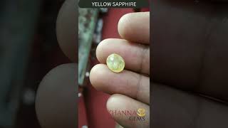 YELLOW SAPPHIRE CNo 1845D4428 Wt 307 CT [upl. by Yrrak]