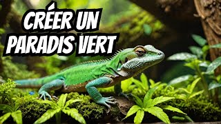 VIVARIUM TROPICAL POUR LÉZARD ARBORICOLE [upl. by Oirretna696]