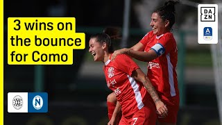 HIGHLIGHTS  Como vs Napoli Serie A Femminile 202425 Matchday 9 [upl. by Aryam]