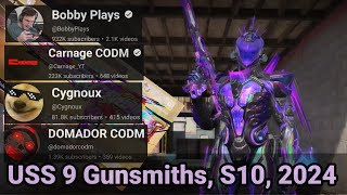 USS 9 Gunsmiths Comparison For Ranked Multiplayer Season 10 Ultimate [upl. by Savory]