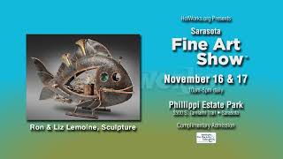 Sarasota Fine Art Show  November 16 amp 17  Phillippi Estate Park  Florida [upl. by Abehsat]