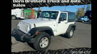 2016 Jeep Wrangler Sport 4x4 2dr SUV  Salem OR [upl. by Geldens]