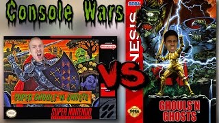 Console Wars  Ghouls n Ghosts vs Super Ghouls n Ghosts [upl. by Ylluz]